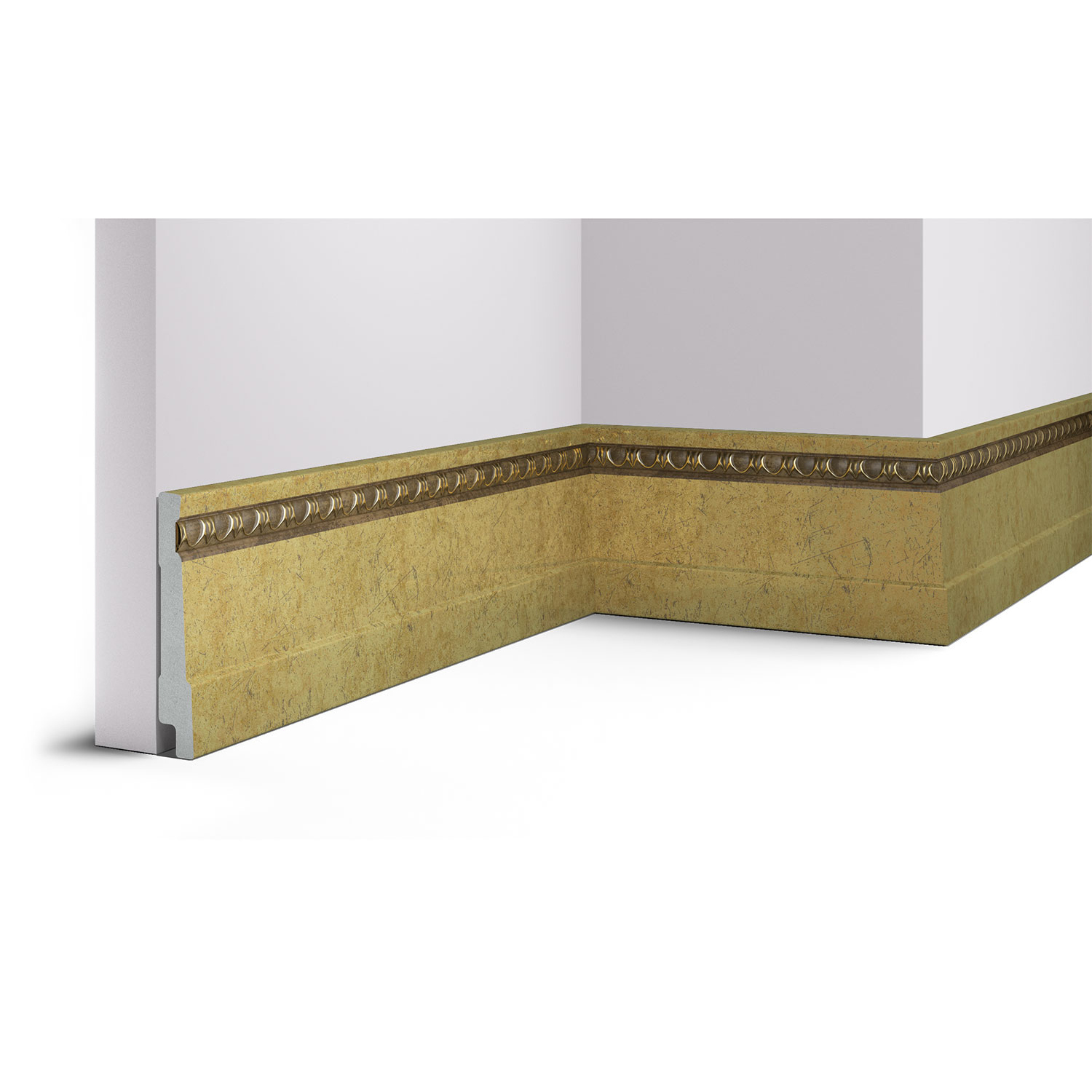 Плинтус 90, Античное золото, B1090/G327