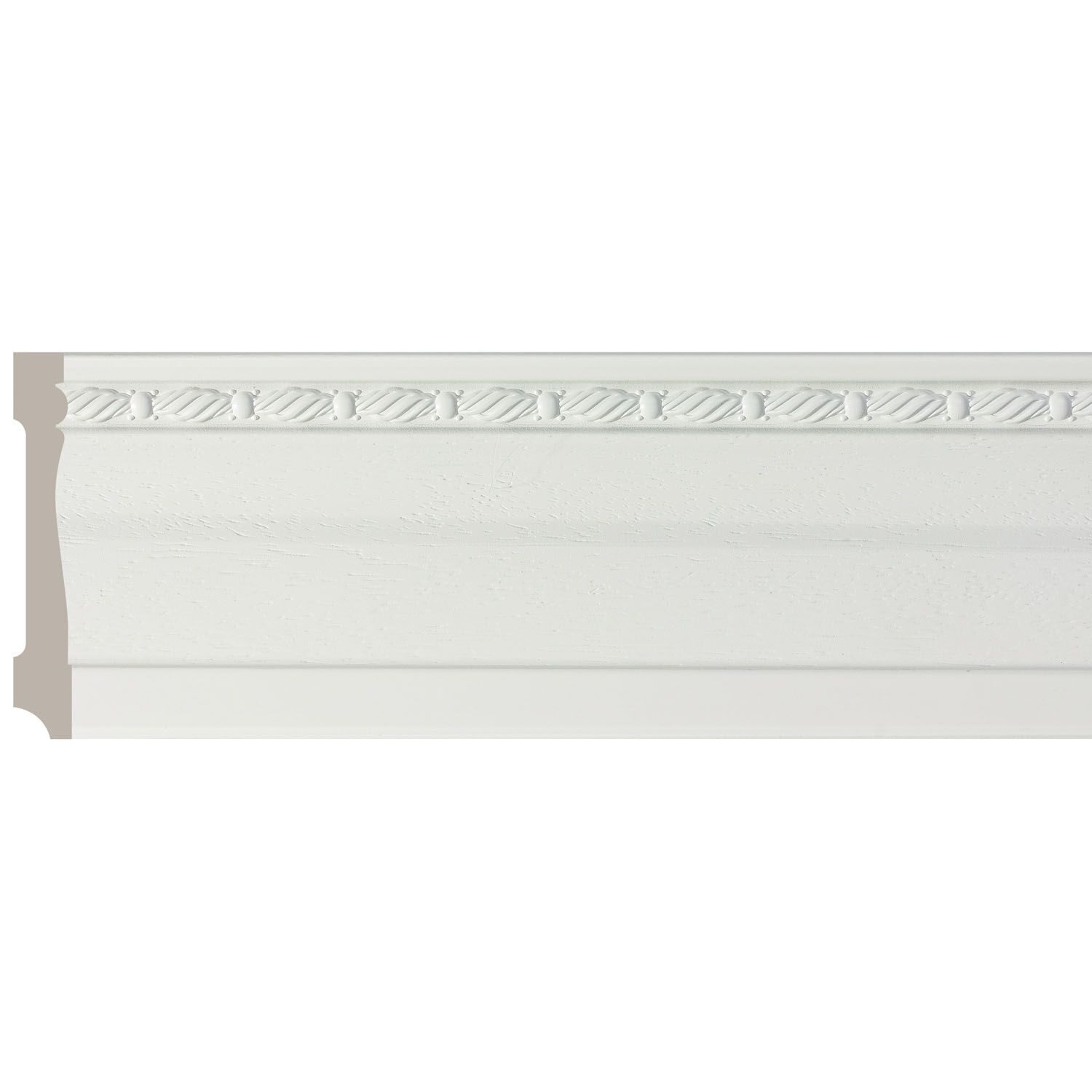 195-16 Плинтус 95, Белый матовый