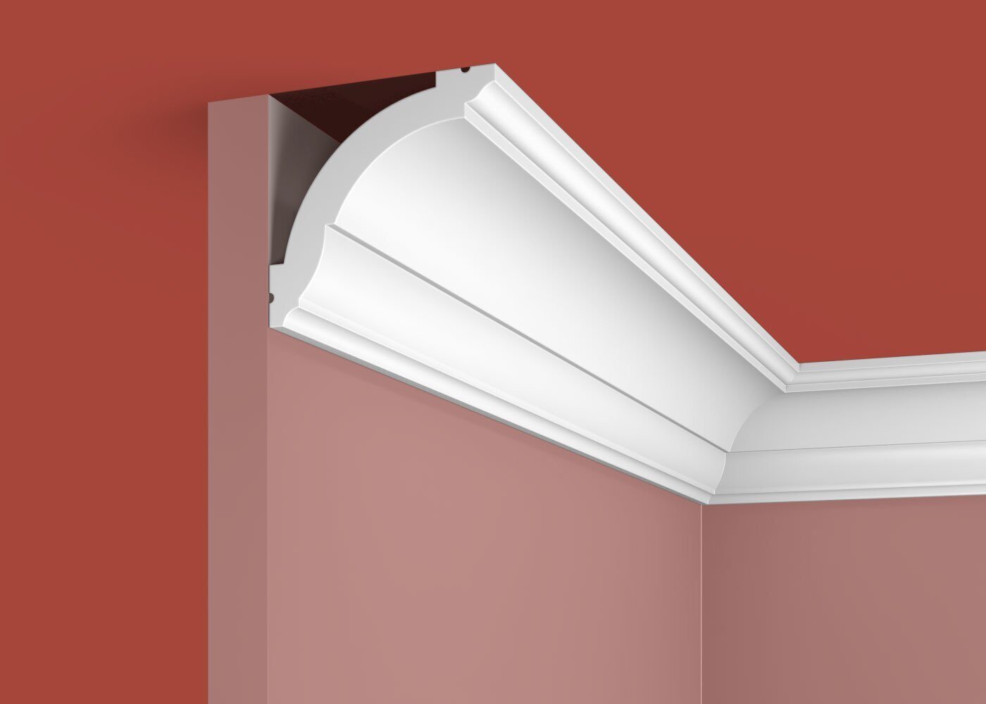 Карниз KX005, 69х71, 2000мм, Экополимер/8