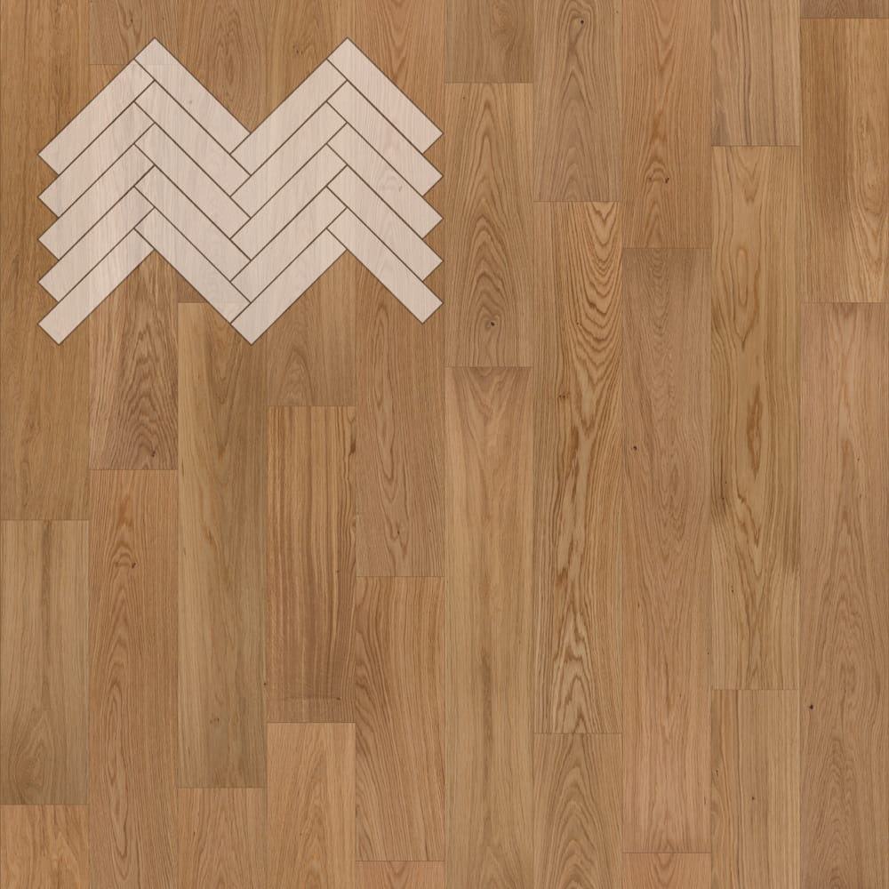 Паркет Елка Английская Lab Arte Angle Дуб Селект Прозрачное масло 500х110х14/3