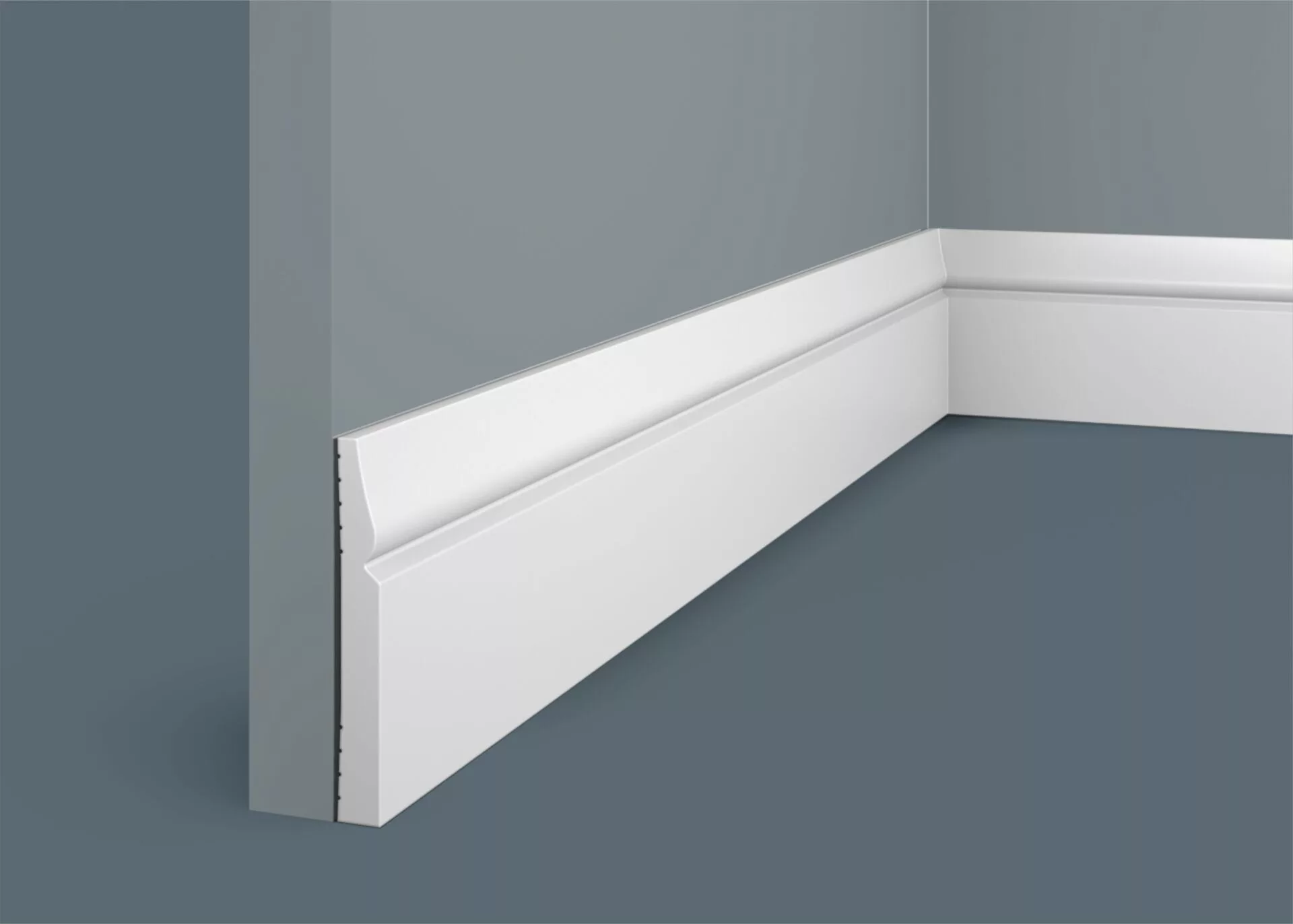 Плинтус PX031, 82х11, 2000мм, Экополимер/18