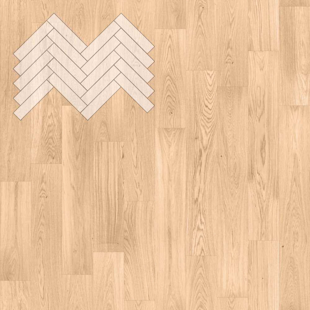 Паркет Елка Английская Lab Arte Angle Дуб Рустик Блонд лак 500х110х14/3