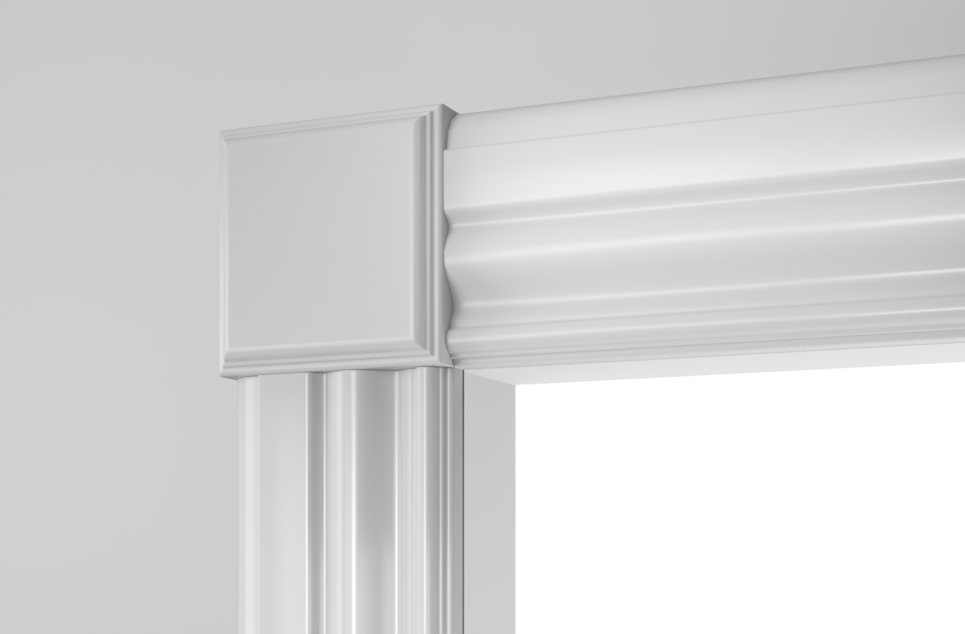 Квадратные элементы AK02 90x90x24мм, белый грунт, МДФ