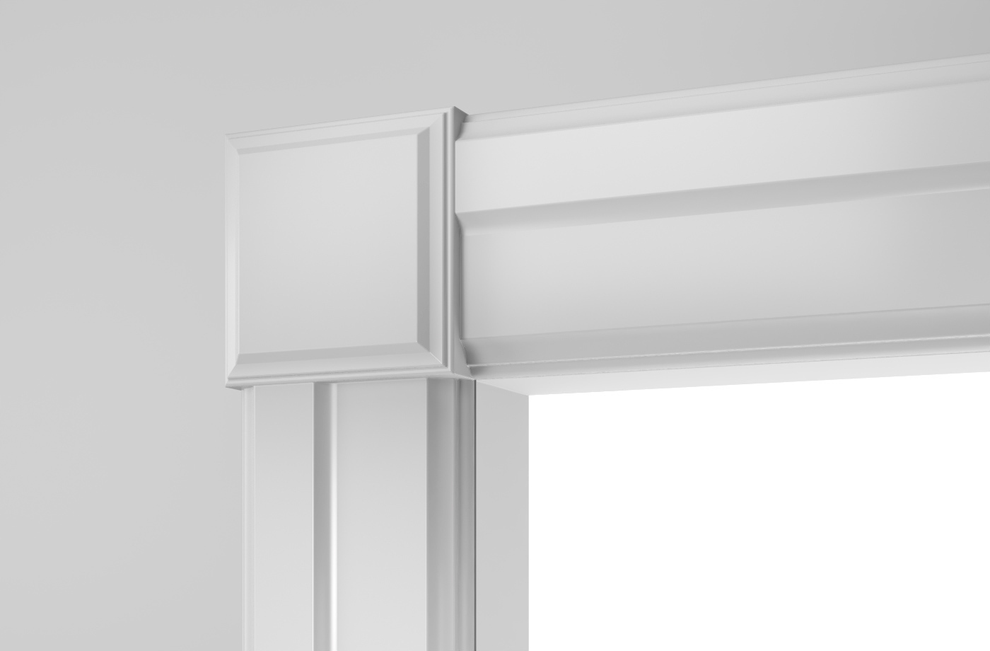 Квадратные элементы AK01 90x90x24мм, белый грунт, МДФ