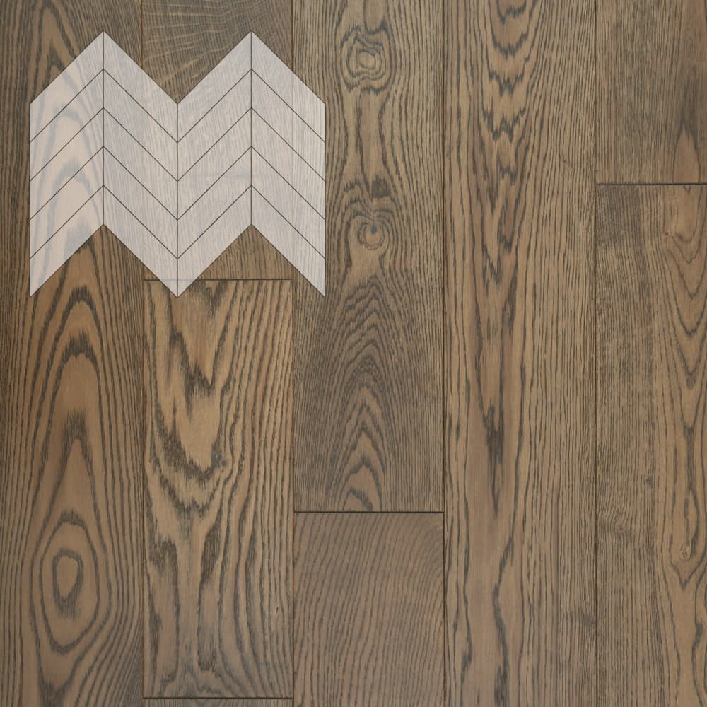 Паркет Елка Французская Lab Arte Chevron Дуб Рустик Ариста лак 600/475х125х14/3/45°