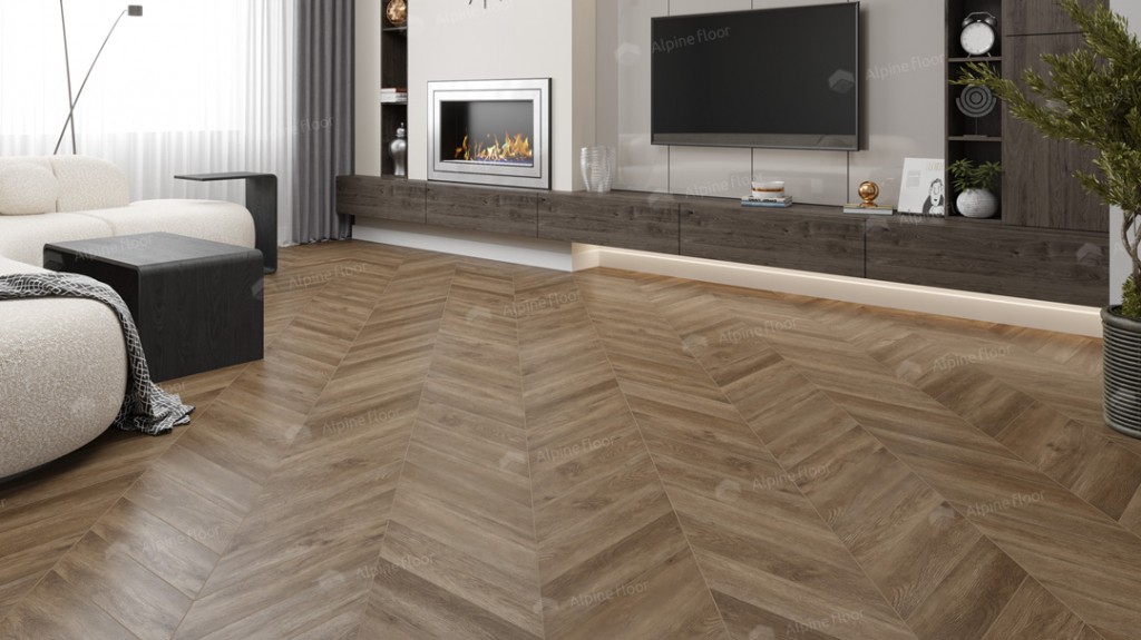LVT плитка Макадамия Chevron ECO 20-5 LVT плитка Макадамия Chevron ECO 20-5
