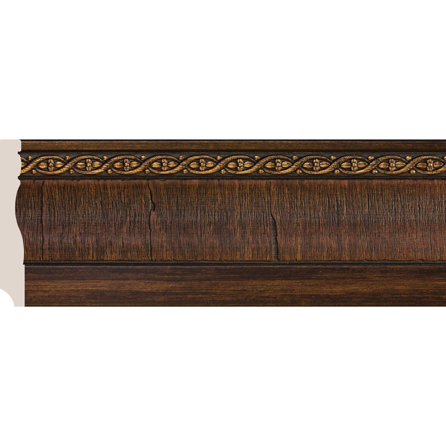 153-2 Плинтус 95,Красное дерево