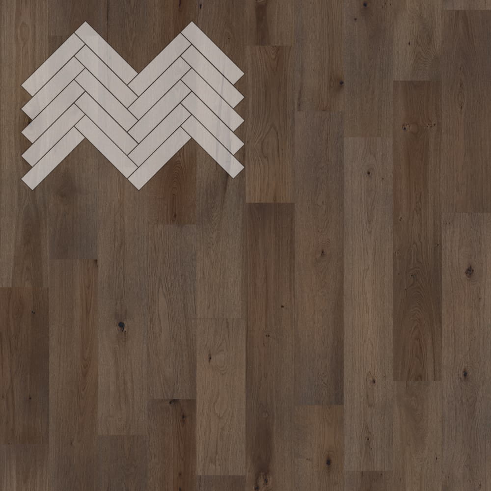 Паркет Елка Английская Lab Arte Angle Дуб Натур Кайт лак 500х110х14/3