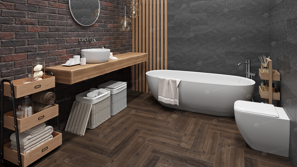 LVT плитка Дуб Альферац ECO 16-22