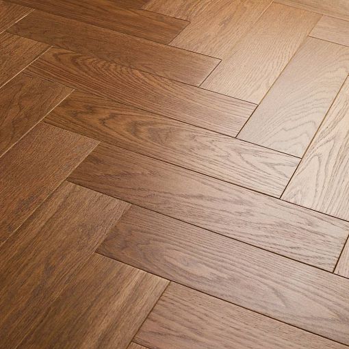 Паркет Елка Английская Royal Parket 400х110х13мм Дуб Натур Честер лак