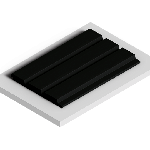 Декоративная панель HIWOOD LV124 BK