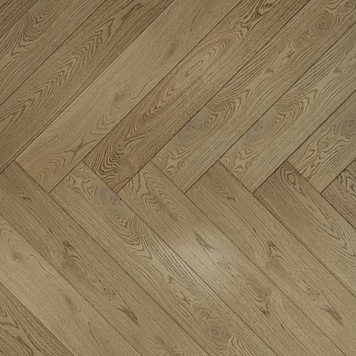 Инженерная доска AlixFloor, Коллекция Английская ёлка, Дуб кантри темный