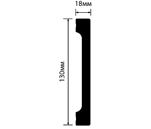 Плинтус HIWOOD B130V1