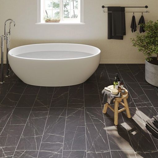 Ламинат Egger 8 mm 33 Large Aqua+ Камень Пьетра Гриджиа Черный EPL246