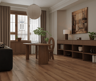 Кварцвинил Alpine floor LVT плитка Классический дуб Fides 1012-5