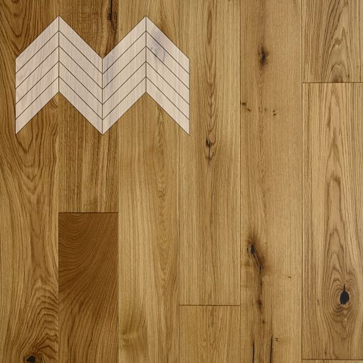 Паркет Елка Французская Lab Arte Chevron Дуб Натур лак без браша 600/510х90х14/3/45°