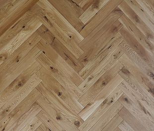 Паркет Елка Английская PolarWood Дуб COTTAGE UNTREATED HB (1,08 м2)