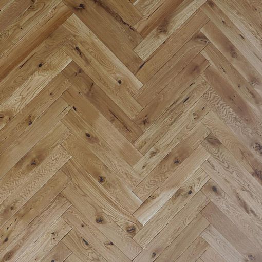 Паркет Елка Английская PolarWood Дуб COTTAGE UNTREATED HB (1,08 м2)