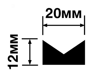 Молдинг HIWOOD TRV20