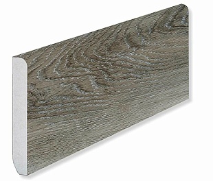 Плинтус под кварцевый ламинат Fargo 366-1B Дуб Рустик Серый градиент