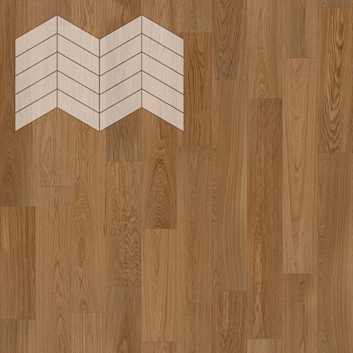 Паркет Елка Французская Lab Arte Chevron Дуб Натур Гридж лак 400/337х110х14/3/60°