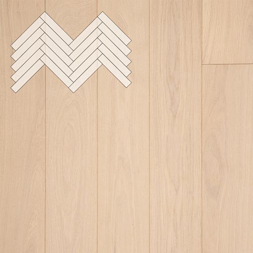 Паркет Елка Английская Lab Arte Angle Дуб Натур Лана лак 500х90х14/3