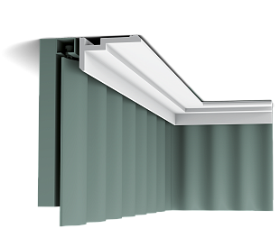 Скрытый карниз для штор CX197 U-STEPS