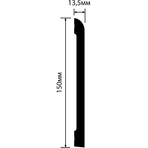 Плинтус HIWOOD BE150