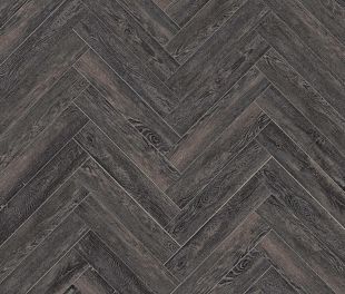 Кварцвинил Кварц-винил CronaFloor Herringbone Дуб Бордо H006