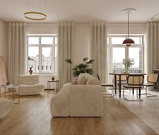 Кварцвинил SPC ламинат ГРАНД СЕКВОЙЯ МАКАДАМИЯ ECO 11-1008 MC