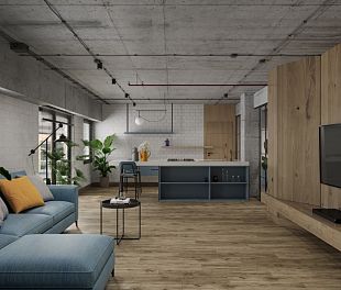 Кварцвинил SPC ламинат ГРАНД СЕКВОЙЯ ВЕНГЕ ГРЕЙ ECO 11-808 MC