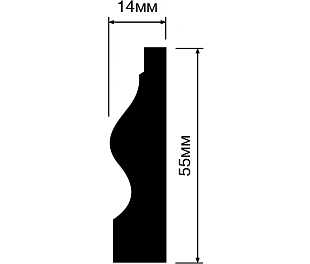 Плинтус HIWOOD WE55