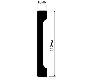 Плинтус HIWOOD B110V1