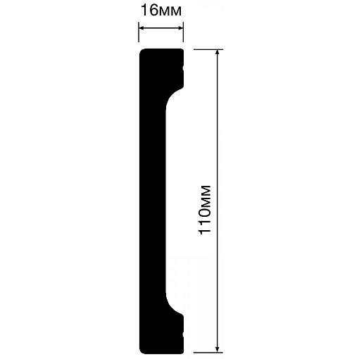 Плинтус HIWOOD B110V1