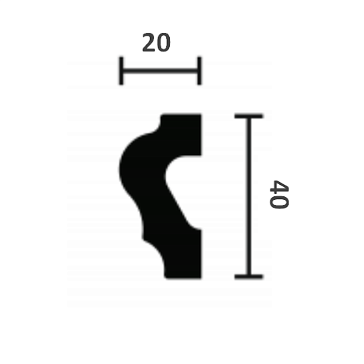 Молдинг NMC WL2 WALLSTYL