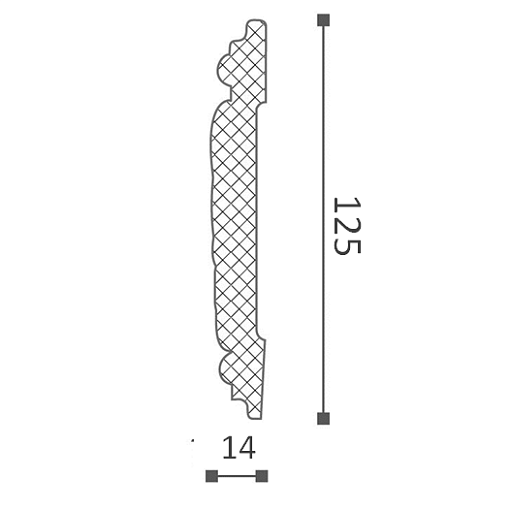 Молдинг Z12 ARSTYL