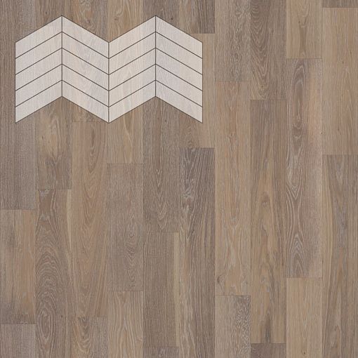 Паркет Елка Французская Lab Arte Chevron Дуб Селект Деликат лак 400/328х125х14/3/60°