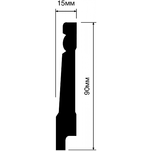 Плинтус HIWOOD B90
