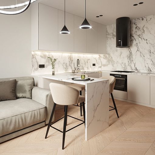 Инженерная доска AlixFloor Французская ёлка Дуб светлый матовый