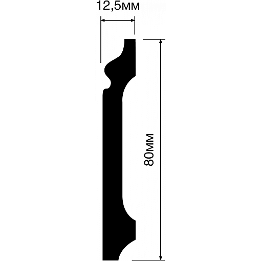 Плинтус HIWOOD B80A