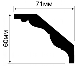 Карниз HIWOOD A90E2