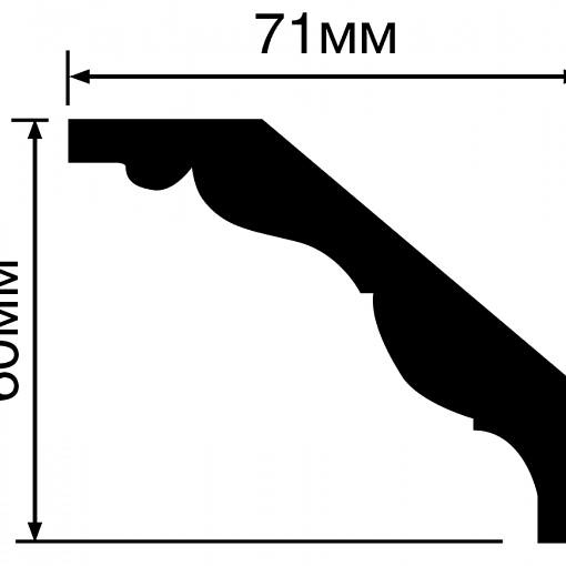 Карниз HIWOOD A90E2