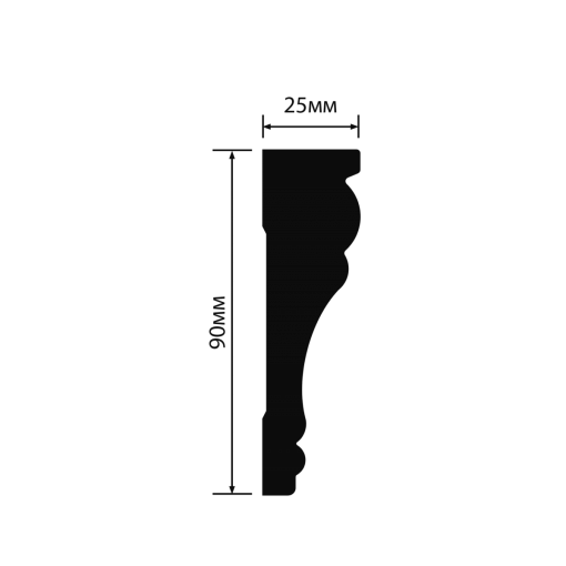 Карниз HIWOOD T1090