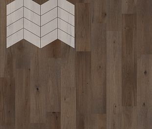 Паркет Елка Французская Lab Arte Chevron Дуб Натур Кайт лак 400/313х150х14/3/60° в магазине напольных покрытий «Стильный пол»