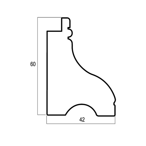 175-5 Плинтус 60,Ясень золотистый