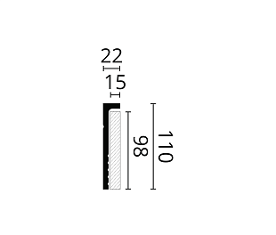 Плинтус NMC CF2 WALLSTYL