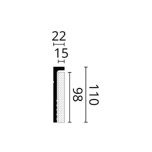 Плинтус NMC CF2 WALLSTYL