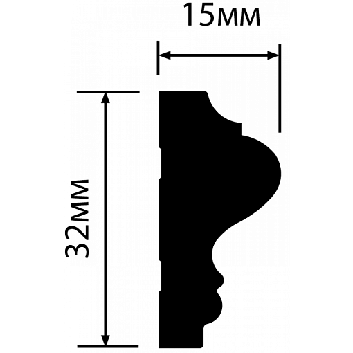 Молдинг HIWOOD LD32