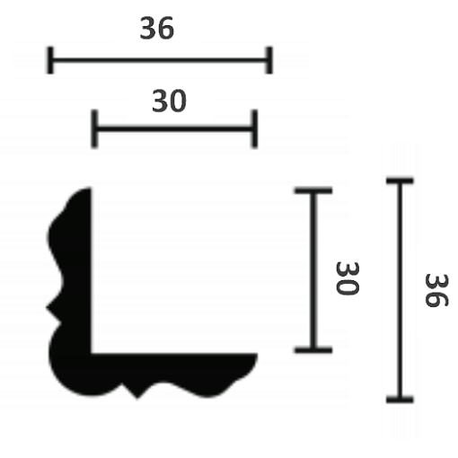 Профиль WE2 WALLSTYL