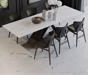 Кварцвинил 83444 Итальянский Мрамор 8 mm